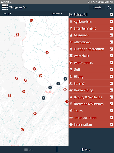 Screenshot of Visit Blue Ridge GA!