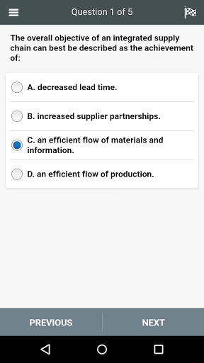 CPIM-BSP All-in-One Exam Screenshot 2 - AppWisp.com