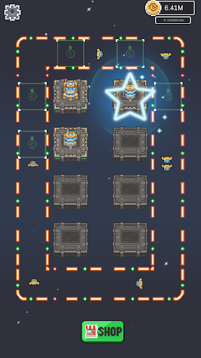 Android application Merge Colony : Space Tycoon screenshort
