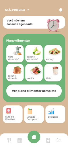 Android application Marina Veras Nutricionista screenshort