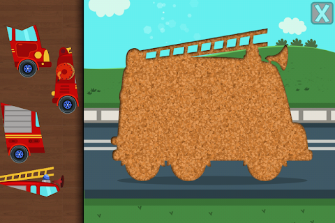 子供の自動車、トラック、建設車両 – 幼児向けパズルのおすすめ画像5