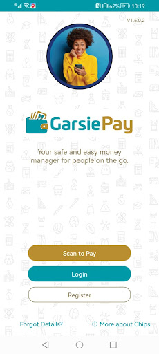 Android application GarsiePay screenshort