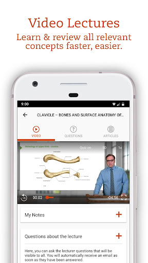 Android application UTRGV SOM Lecturio screenshort