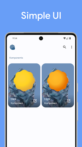 Android application Pixel Weather - Komponent screenshort
