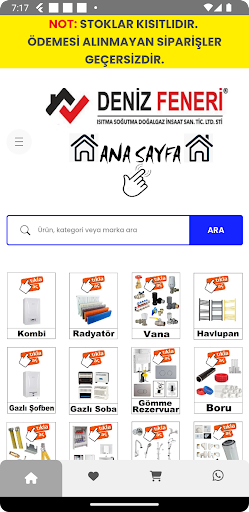 Android application Toptan Fiyatlar screenshort
