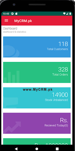 Android application MyCRM Business screenshort