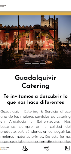 Android application Guadalquivir Catering screenshort