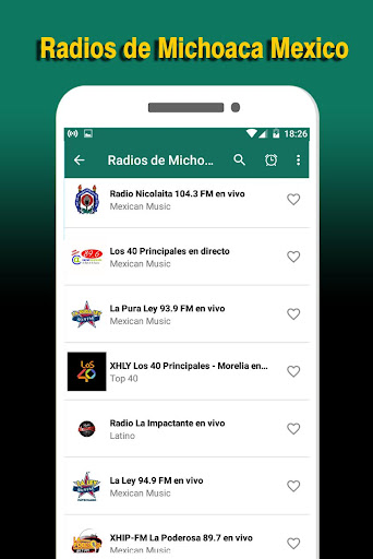 Radios de Michoacan Screen 2