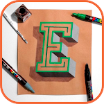 Cover Image of डाउनलोड How To Draw Graffiti Easy  APK