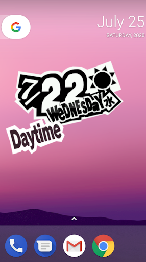Persona 5 Widget Screen 2