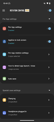 Rotation Control Pro - Personalization - apps