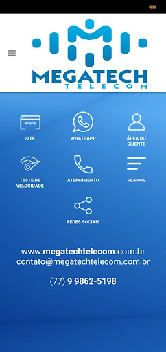 Android application REDE MEGATECH TELECOM screenshort