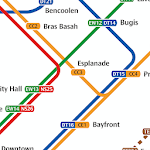 Cover Image of ダウンロード 電車の地図：シンガポール（オフライン）  APK