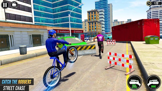 US Police BMX Bicycle Street Gangster Chase Apk Mod for Android [Unlimited Coins/Gems] 7