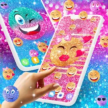 Emoji Glitter Live Wallpaper Apps Bei Google Play