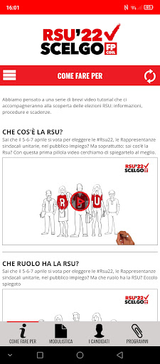 Android application RSU FPCGIL screenshort