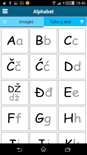 Screenshot of Learn Bosnian - 50 languages