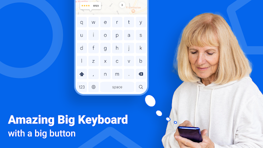 Large keyboard: Big Fonts 1.0 APK + Mod (Free purchase) for Android
