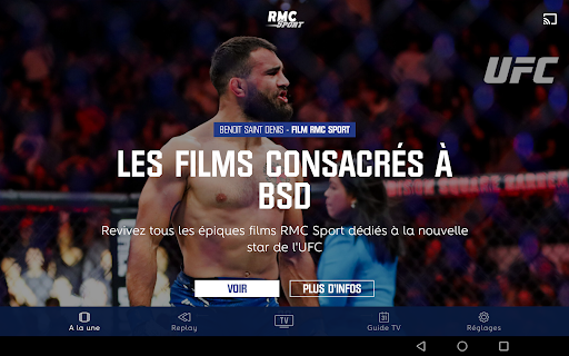 Screenshot of RMC Sport – Live TV, Replay