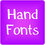 Hand fonts for FlipFont® free Apk