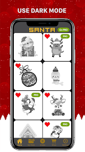 Screenshot 12 Christmas Santa Pixel Art - Co android