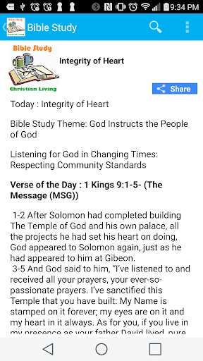 Bible Study - Christian Living Screen 2