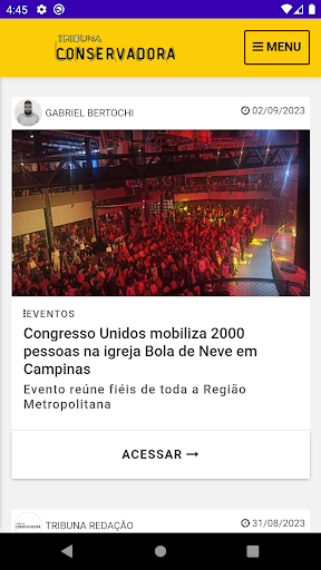 Android application Tribuna Conservadora screenshort