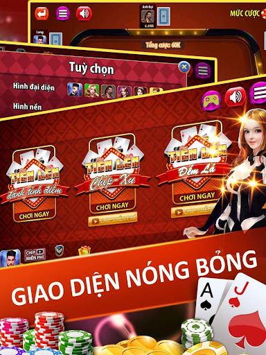 Đánh Bài: Tiến Lên, Sâm, Phỏm Mod Free Premium