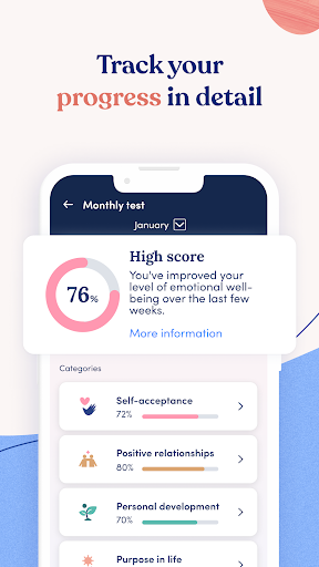Screenshot of Online therapy, emotional help