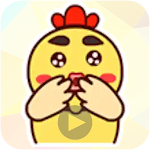 Cover Image of Download Animated Cute Chicken Stickers for WAStickerApps 1.0 APK