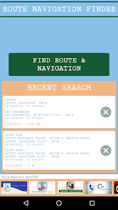 Driving Route GPS Navigation F  screenshots 1