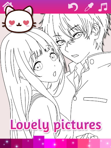 Anime Manga Coloring Pages with Animated Effects 4.4 Screenshots 3