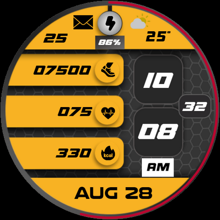 MAHO013 Wear OS Watch Face screenshot 26