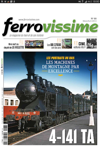 Android application Ferrovissime screenshort