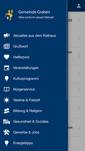 Android application Gemeinde Graben screenshort