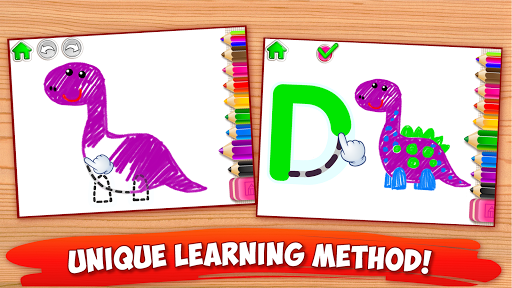ABC DRAW 🎨 Kids Drawing! Alphabet Games Preschool screen 2