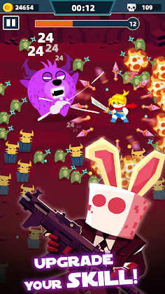 Flat Survival: Hero Adventure - Screenshot 1