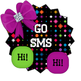 GO SMS THEME - Bow Glitz 9 icon