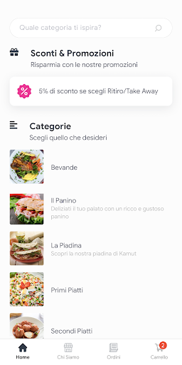Android application Ferdy Pizza screenshort