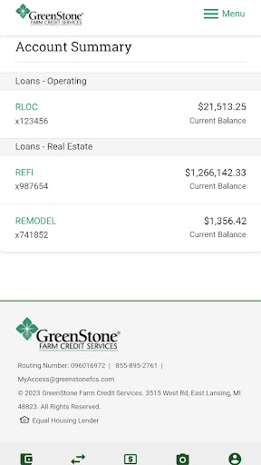 GreenStone FCS Screen 2