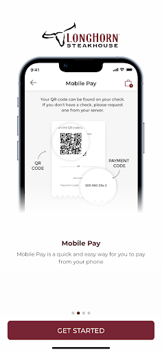 Android application LongHorn Steakhouse® screenshort