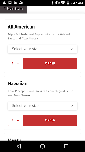 Passport Pizza Screen 3