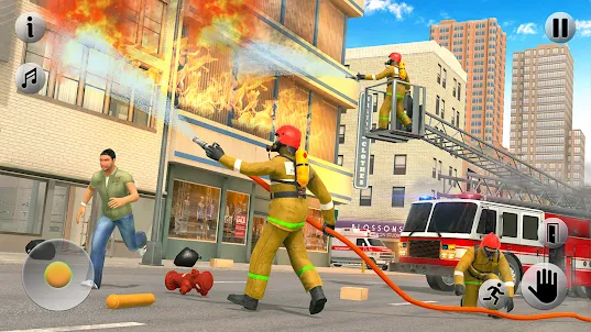 911 緊急消防車遊戲