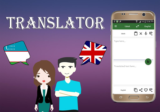 Android application Uzbek To English Translator screenshort