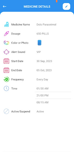 Pill Reminder Medication Track Screen 2