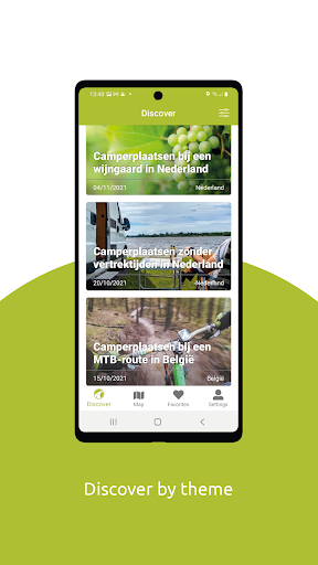 Android application Livcamp screenshort