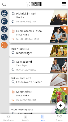Android application Fokus Kirche screenshort