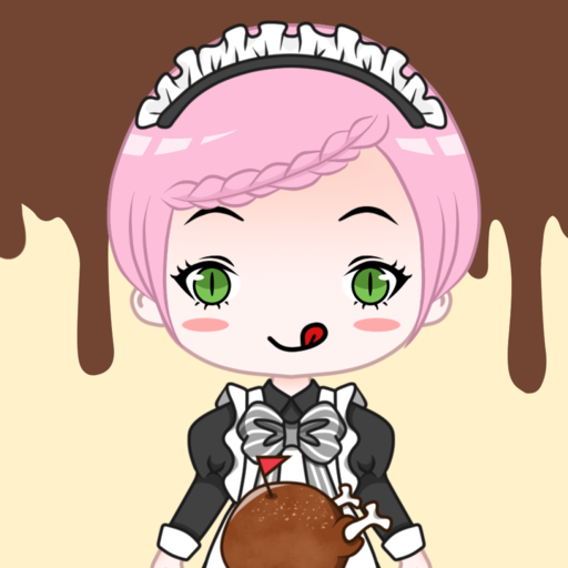 Cafegal - Dress up mini cafe logo