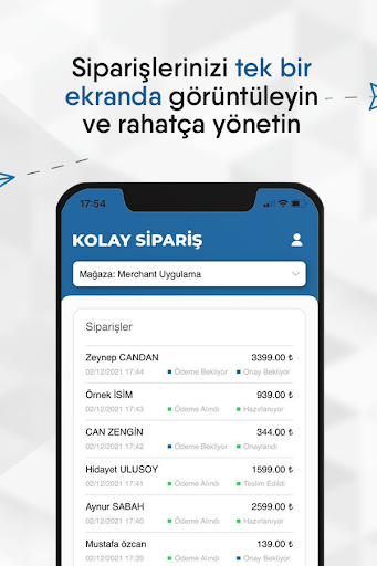 Kolay Sipariş Mağaza Yönetim Screen 3