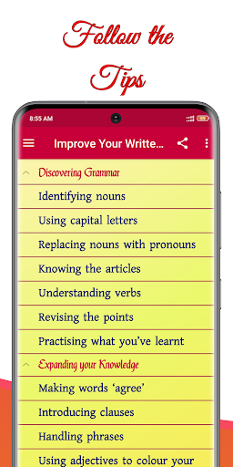 Improve English Writing Skills Screen 3